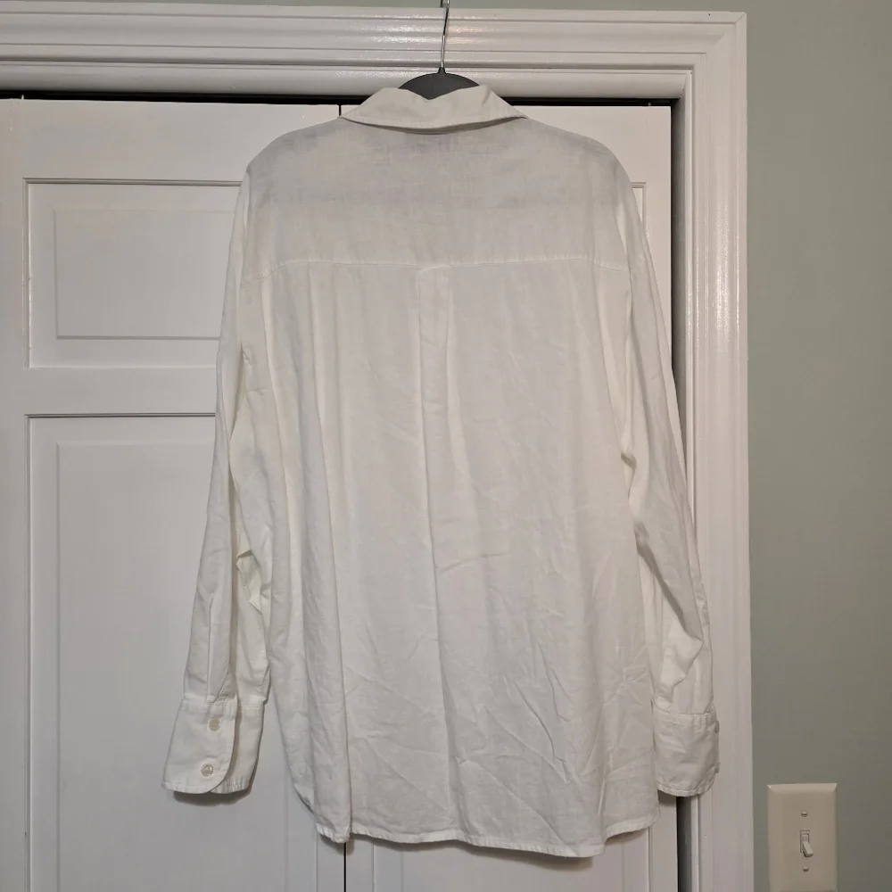 Lane Bryant Lot of 2 Outfits - Linen - Tops 18/20, Pants 20L - Picture 3 of 13